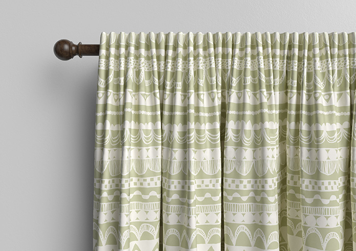 Bohemian, Sage - Made to Measure Curtains - Image 10